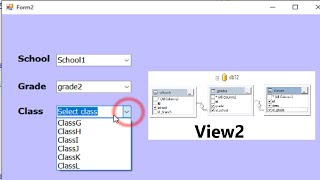 VBNET Populate Combobox based on a selection of another Combobox from View SQL Server database [upl. by Bathesda]