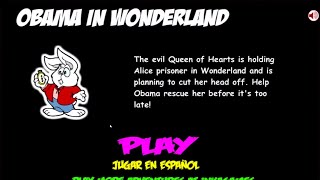 Obama in Wonderland  InkaGames  Walkthrough [upl. by Edyaw597]