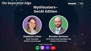 Mythbusters  GenAI Edition  The Generative Edge Podcast [upl. by Shena887]