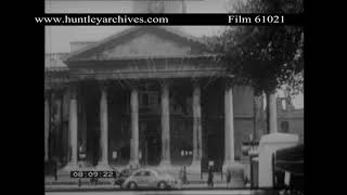 St Marylebone High Street street sign Archive film 61021 [upl. by Akenom]