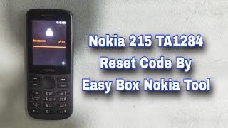 Nokia 215 4G TA1284 Reset Code Password By Easy Box Nokia Tool [upl. by Cuthbertson]