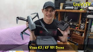 Visuo K3  KF 101  Budget meal Drone  LouiesTV [upl. by Resiak]