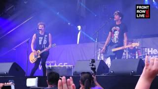 5 Seconds Of Summer perform quotEighteenquot at iHeartRadio Village 2014 [upl. by Sorkin]