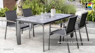 KETTLER  DIAMOND Dining Serie Modernes Wohnen für Draußen [upl. by Barnebas]