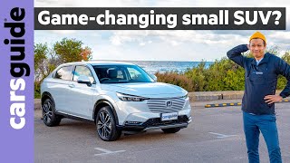 Honda HRV 2022 review New small SUV scores hybrid tech and a surprise interior [upl. by Trometer]