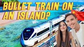 Riding the world’s ONLY circular high speed railway 🇨🇳  Hainan Sanya China Vlog 2024 [upl. by Annal]