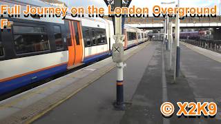 Full Journey On The London Overground From Richmond to Stratford [upl. by Virgel]