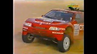 1993 Pharaohs Rally Raid  Stage 13  Citroen ZX  Mitsubishi Pajero  Eurosport [upl. by Girvin]