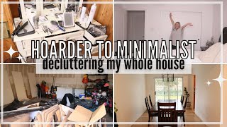 HOARDER TO MINIMALIST 2024  Decluttering my whole house amp sharing my first year Minimalism Journey [upl. by Armmat]