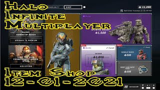 Quick Daily Halo Infinite Multiplayer Item Shop  12121  ENIGMA Bundle  SCARLET MEDIC ARE BACK [upl. by Aisiram]