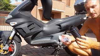 Tutorial Montaggio collettore dritto  airbox e componenti del carburatore [upl. by Eissac686]