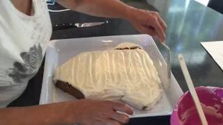 How to make a ONESIE BABY SHOWER CAKE for a boy [upl. by Modestia]