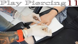 Selis Finger Piercing 💉 Live beim Stechen dabei 💉 [upl. by Marla]