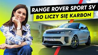 Range Rover Sport SV  bo liczy się karbon [upl. by Gabler]