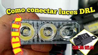 Cómo conectar luces auxiliares niebla o Marcha con Relevo universal 👍 [upl. by Odlauso]