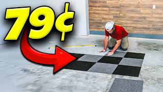 Garage Flooring Is Expensive Do This Instead [upl. by Ahsilat]