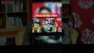 Hosting a morning talk show  Anchor  tv show  rjindranisarkar1634 [upl. by Firman]