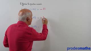 Cinquième  Nombres relatifs  Additionner deux nombres relatifs  Exercices [upl. by Tade]