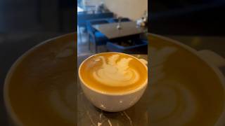 TWO WINGS SWAN latte coffee latteartist dubai barista coffeeaddict [upl. by Modeste]