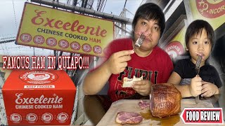 EXCELENTE HAM  FAMOUS HAM IN QUIAPO  FOOD REVIEW  Family V TV [upl. by Nileek]