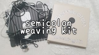 ENG sub 세븐틴 스페셜앨범 세미콜론 위빙키트 개봉amp만드는방법  semicolon  weaving kit [upl. by Aiynot192]