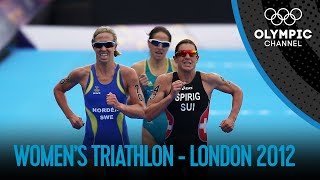 Triathlon  Women  London 2012 Olympic Games [upl. by Suolhcin]