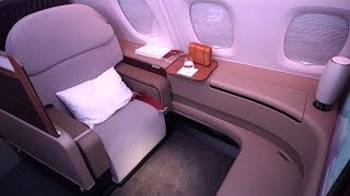 FANTASTIC Qatar Airways First Class Review  Airbus A380  Doha to Sydney QR908 [upl. by Aicener8]