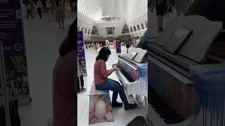 Obak Bhalobasha Piano Cover at The Oculus New York [upl. by Beal]