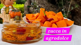 Zucca in agrodolce Rosariarinaldispeedychef [upl. by Ahsima129]