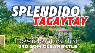 TN9C02224 Splendido tagaytay residential lot 290 sqm  tranquil and peaceful community [upl. by Lareine35]