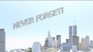 Minecraft September 11 Never Forget Story of Twin Towers  Майнкрафт Памяти 11 Сентября 2001 [upl. by Jermayne]