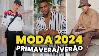 As TENDÊNCIAS pra PRIMAVERAVERÃO 2024 Os 5 principais Destaques na MODA MASCULINA [upl. by Acemahs]