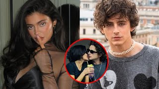 Kylie Jenner and Timothée Chalamet Get Very Cuddly During NYC Date Night [upl. by Garmaise]