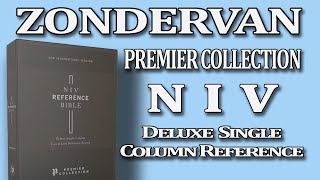 Zondervan Premier Collection NIV Deluxe Single Column Reference Bible Black Goatskin  Review [upl. by Ennayelsel]