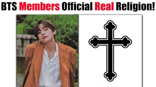 BTS Members Official REAL Religion 😱😍💜 [upl. by Celka]