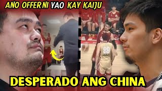 China desperado makuha si KaiYao Ming bumisita sa locker room ng Pinoy ano ang offer nito kay Kai [upl. by Tnahsin]