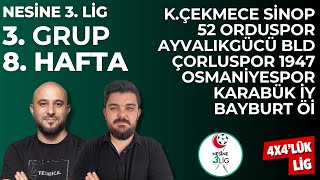 Nesine 3 Lig 3 Grup 9 Hafta Değerlendirmesi  4x4 LİG [upl. by Wardieu]