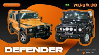 DEFENDER  PIONEER DVD  6X9 PERSONALIZADA  CUSTOMIZAÇÃO COMPLETA [upl. by Aley]