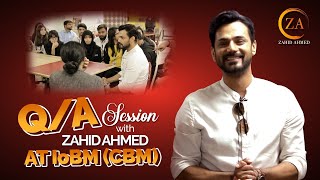 An Exclusive QA session with Zahid Ahmed at IoBM CBM [upl. by Durrej]