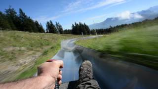 Switzerlands Longest Summer Toboggan Run [upl. by Oiled]