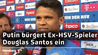 Von Putin eingebürgert ExHSVSpieler Douglas Santos möchte für Russland spielen [upl. by Saticilef663]