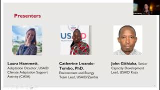 Locally Led Adaptation Learnings and Best Practices at USAID Webinar [upl. by Aven]