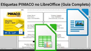 Como fazer Etiquetas da PIMACO no LibreOffice [upl. by Aiyn]