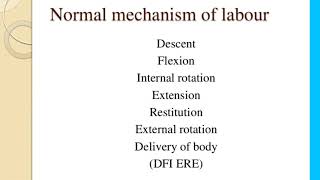 Mechanism Of Labour [upl. by Riamo]