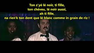 Pierre Vidot  Toué lé jolie  Paroles [upl. by Asinla]