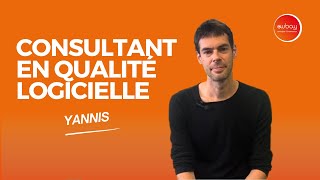 Interview de collaborateur Aubay  Yannis Consultant en qualité logicielle [upl. by Berlyn]