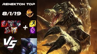 TOP Renekton vs Jax  NA Challenger Patch 1422 [upl. by Remas]