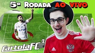 LIVE DICAS 5 RODADA  CARTOLA FC 2018 [upl. by Ainerol393]