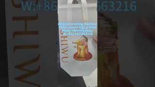 Non woven bag printerDigital printer digital printing machine Baiyi Identification [upl. by Tterraj419]