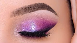 StepByStep Purple Glam Smokey Eyeliner Tutorial [upl. by Tammany38]